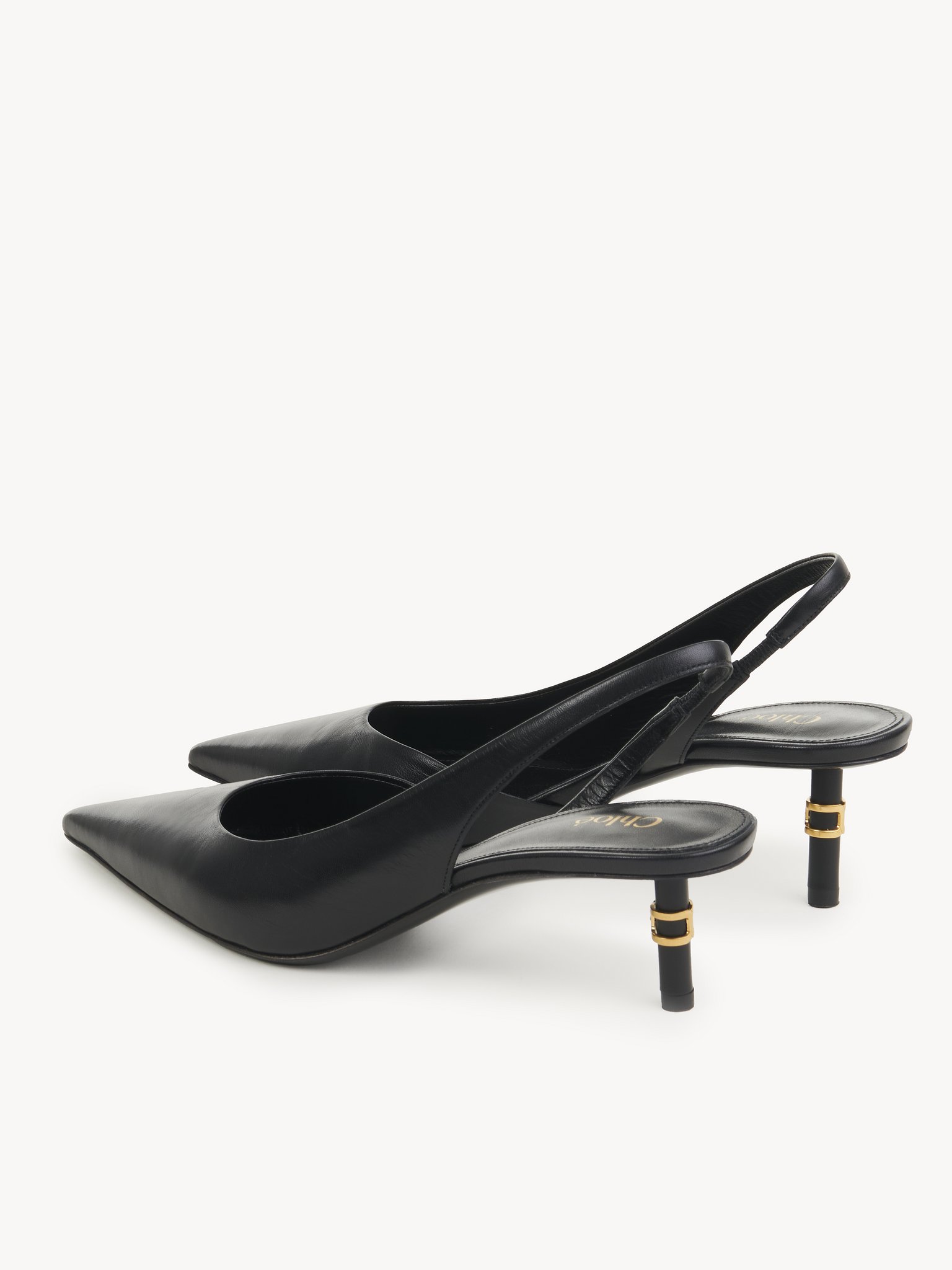 Marcie slingback Shiny goatskin
Black 