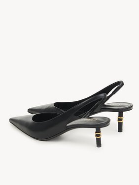 Marcie slingback Shiny goatskin
Black 