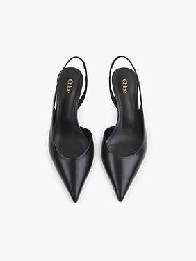 Marcie slingback Shiny goatskin
Black 