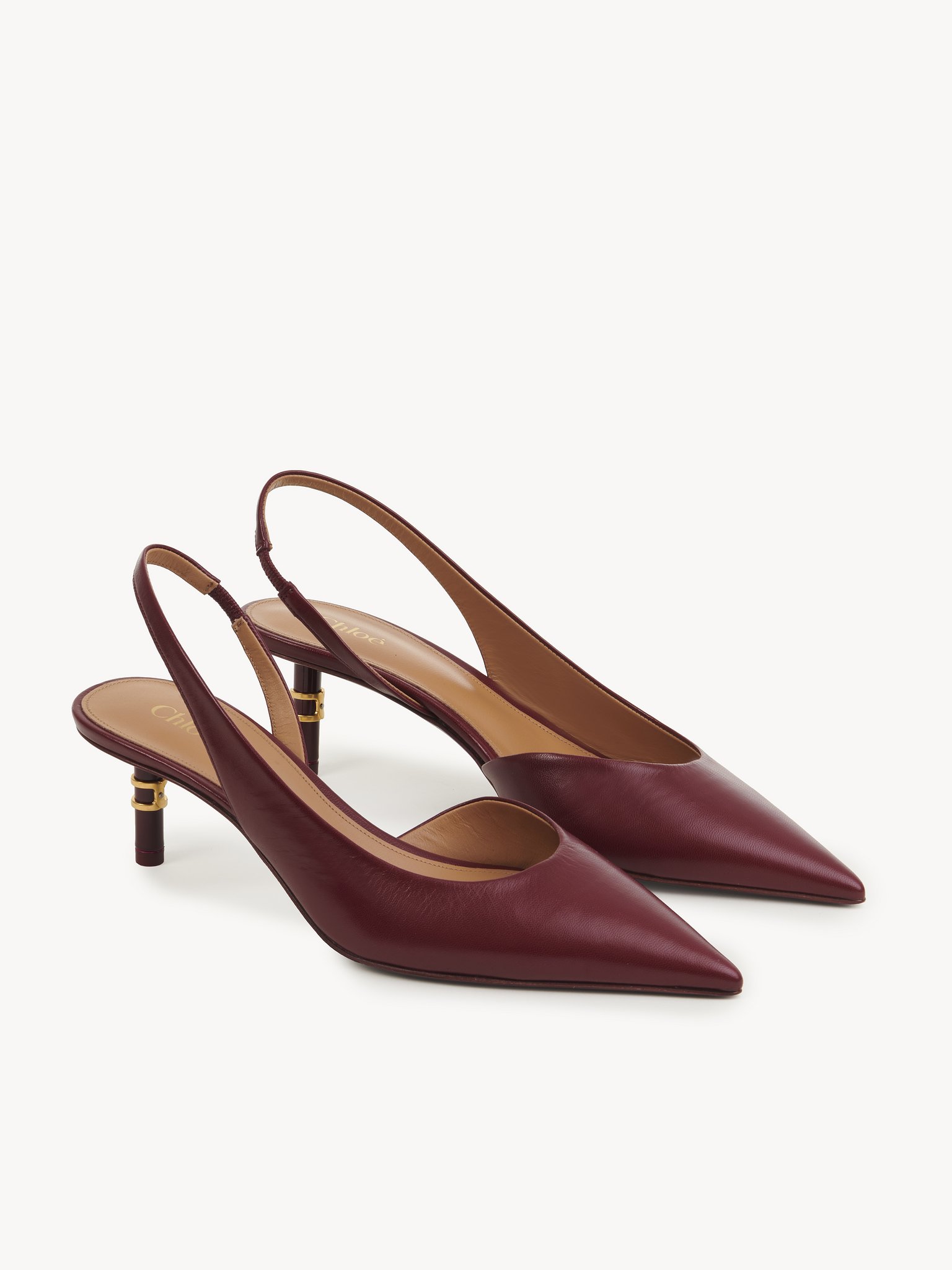 Marcie slingback Shiny goatskin
Plum Purple Product detail