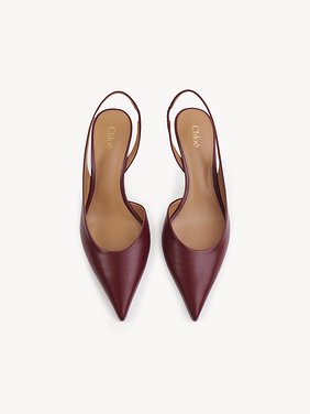 Marcie slingback Shiny goatskin
Plum Purple Top view of the product