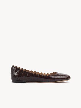 Lauren ballerina Croco-effect calfskin
Sharp Brown