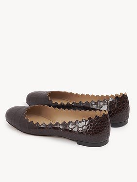 Lauren ballerina Croco-effect calfskin
Sharp Brown Front view of the product being worn