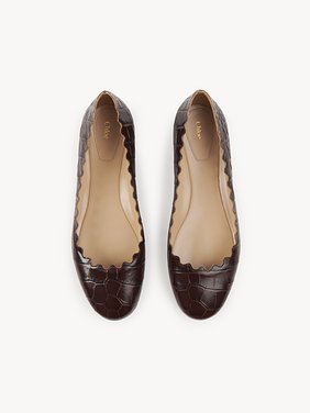 Lauren ballerina Croco-effect calfskin
Sharp Brown Top view of the product