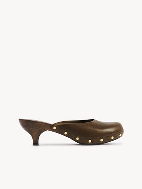 Judith clog Shiny cowhide
Olive