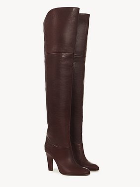 Eve over-the-knee boot Vintage-effect calfskin
Burnt Purple Product detail