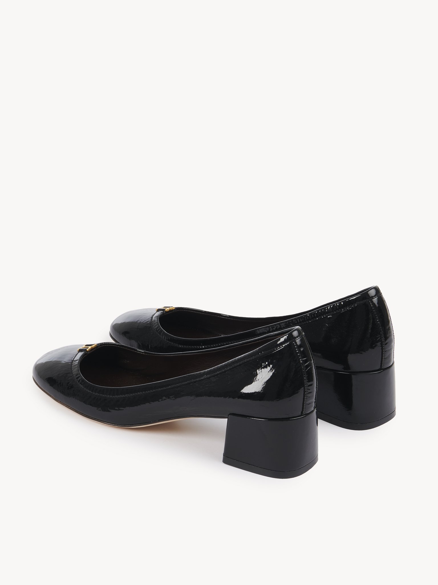 Marcie pump Patent goatskin
Black 