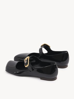 Polly ballerina Patent calfskin
Black 