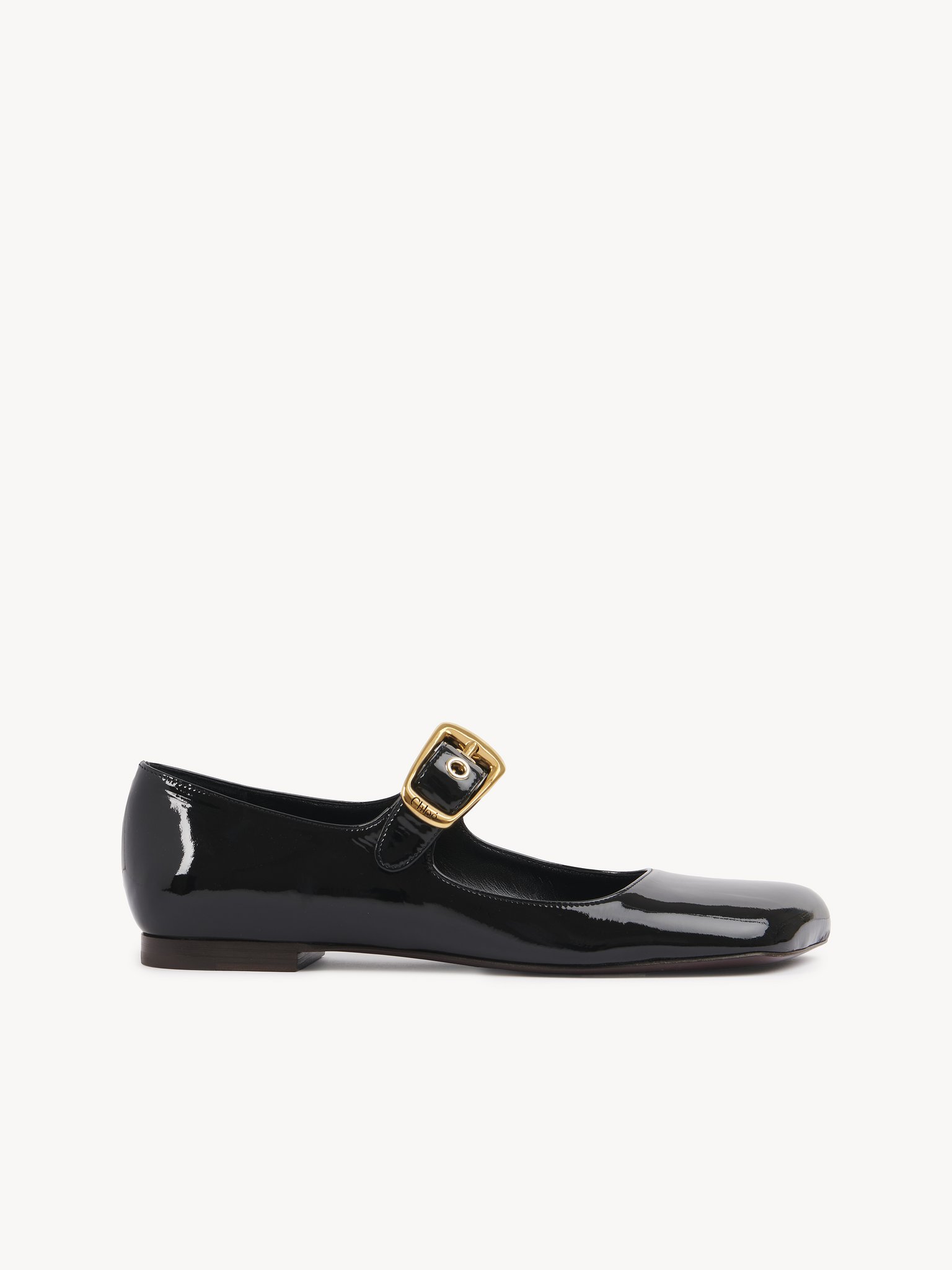 Polly ballerina Patent calfskin
Black