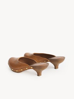 Judith clog Shiny cowhide
Smooth Tan 