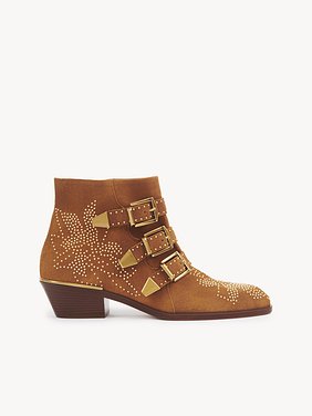 Susanna ankle boot Suede calfskin
Gold Brown