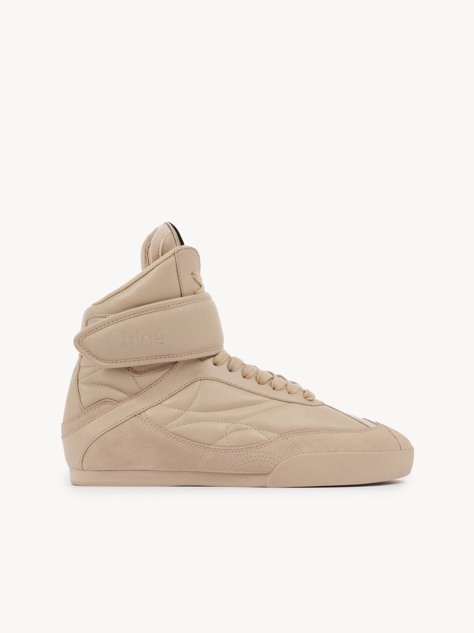 Chloé Kick high-top sneaker Calfskin
Pink Tea