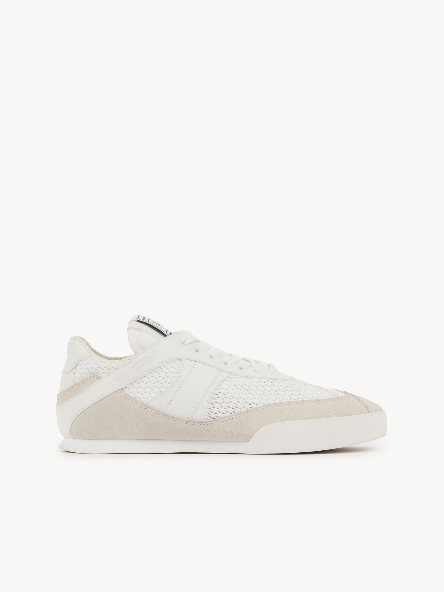 Chloé Kick sneaker Mesh & calfskin
Cloudy Cream