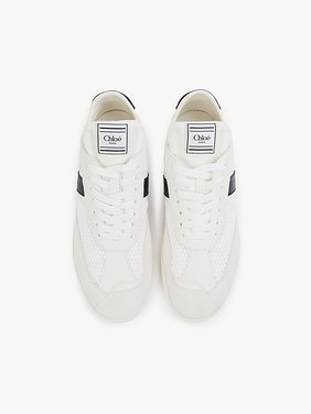 Chloé Kick sneaker Mesh & calfskin
White - Black Top view of the product