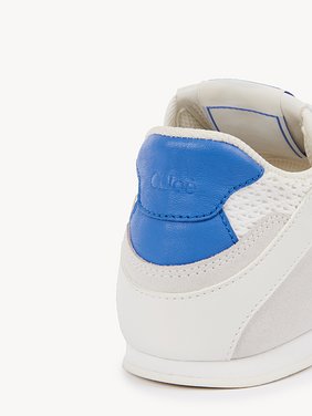 Chloé Kick sneaker Mesh & calfskin
White - Blue 