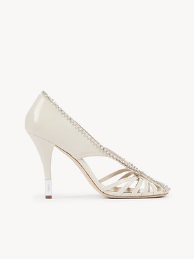 Leonie pump Sheepskin & strass
Pearly Ivory