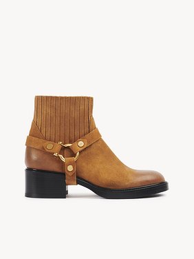 Dakota ankle boot Suede calfskin
Gold Brown