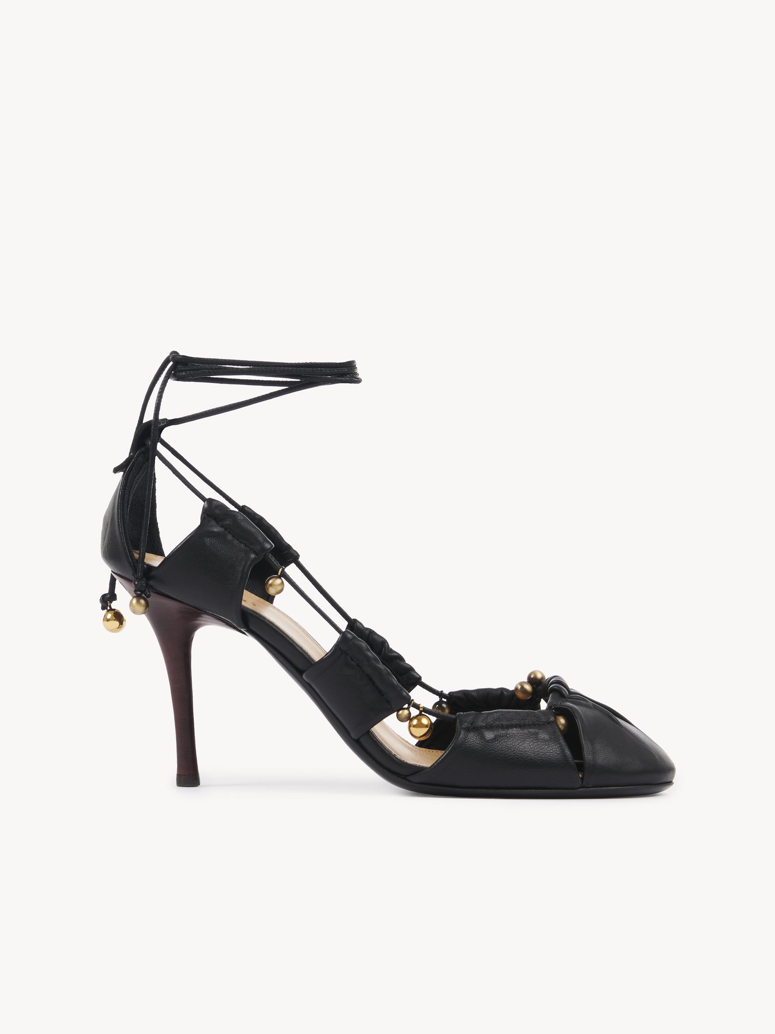 Luna pump Shiny sheepskin
Black