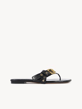 Mae sandal Shiny calfskin
Black