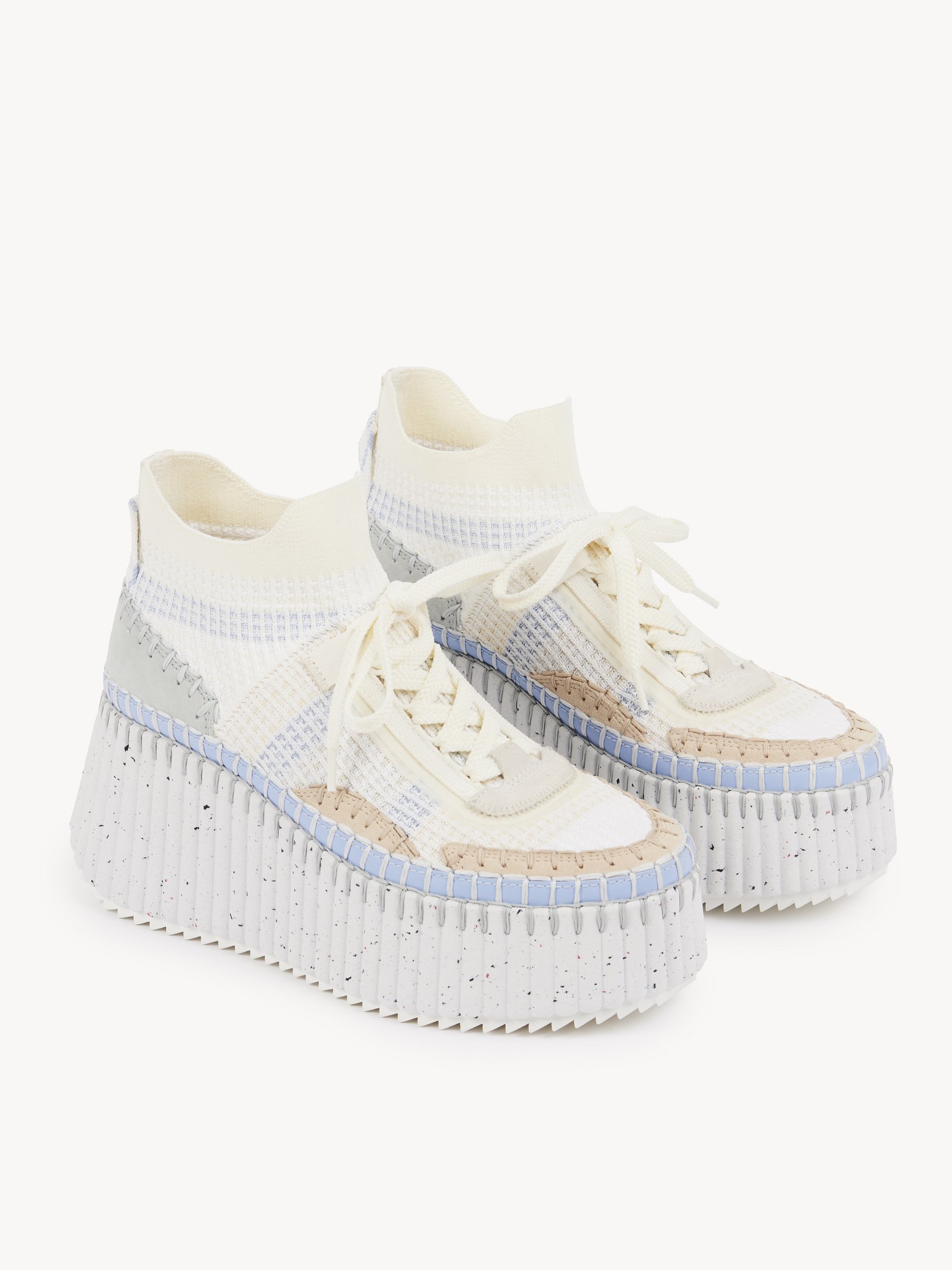 Nama wedge sneaker Lower-impact mesh
Pearl Blue Product detail