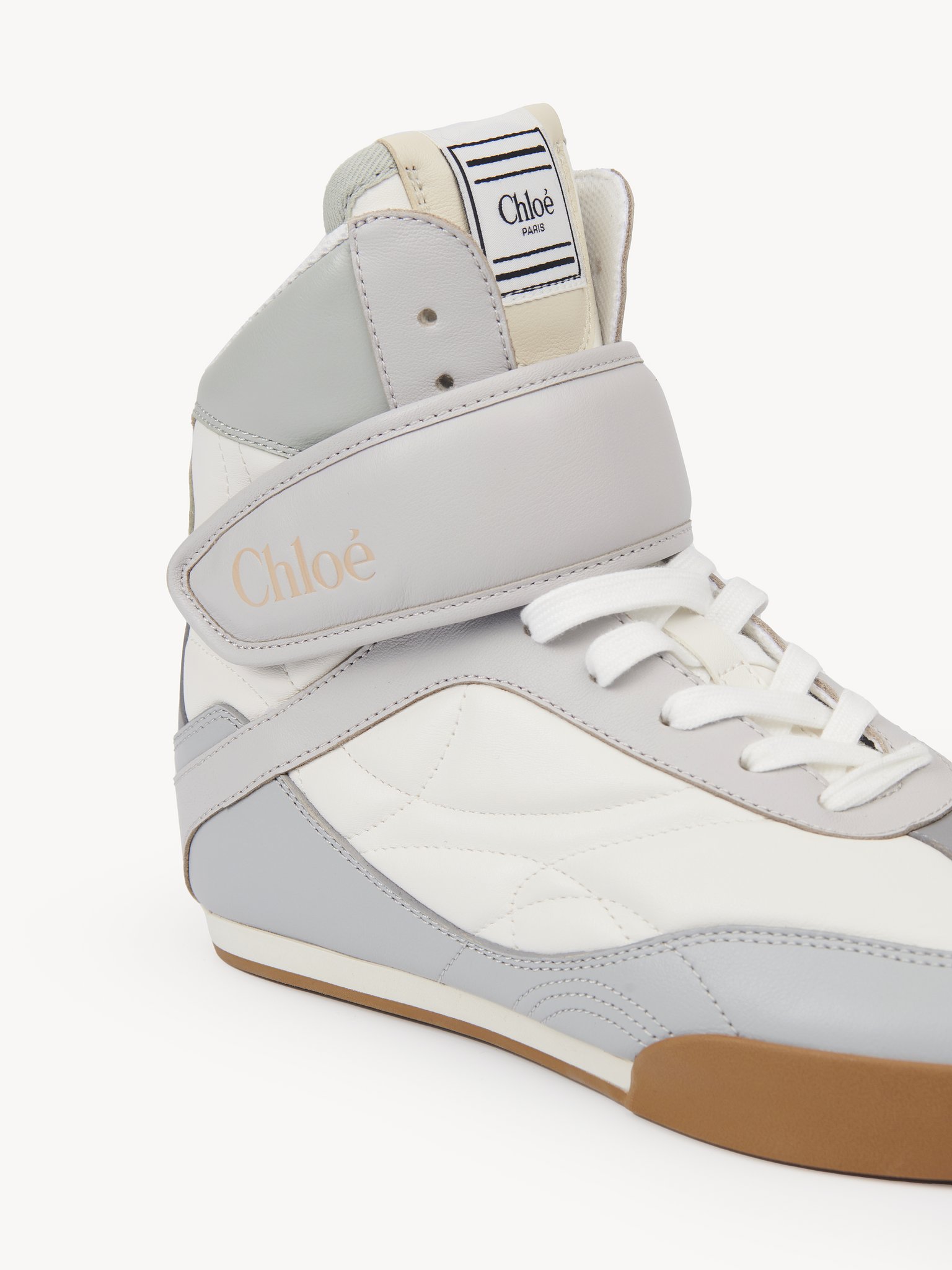 Chloé Kick high-top sneaker Calfskin
Pastel Blue 