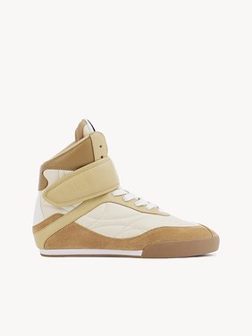 Chloé Kick high-top sneaker Smooth & suede calfskin
Light Ochre