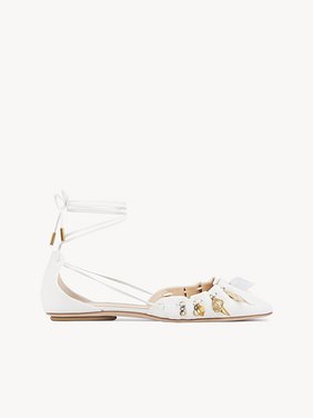 Sea Treasures ballerina Nappa lambskin
White