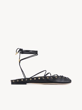 Chloé Ghillies ballerina Nappa lambskin
Black