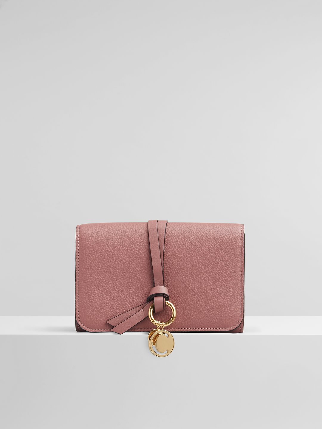 chloe red wallet