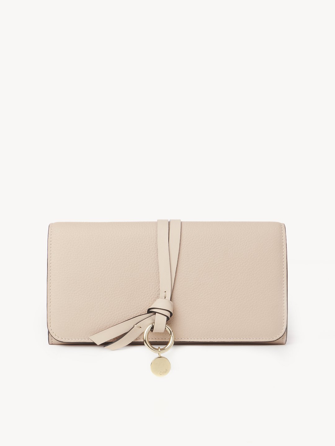 Chloé フラップ付きグレインレザー製Alphabetウォレット | Chloé JP