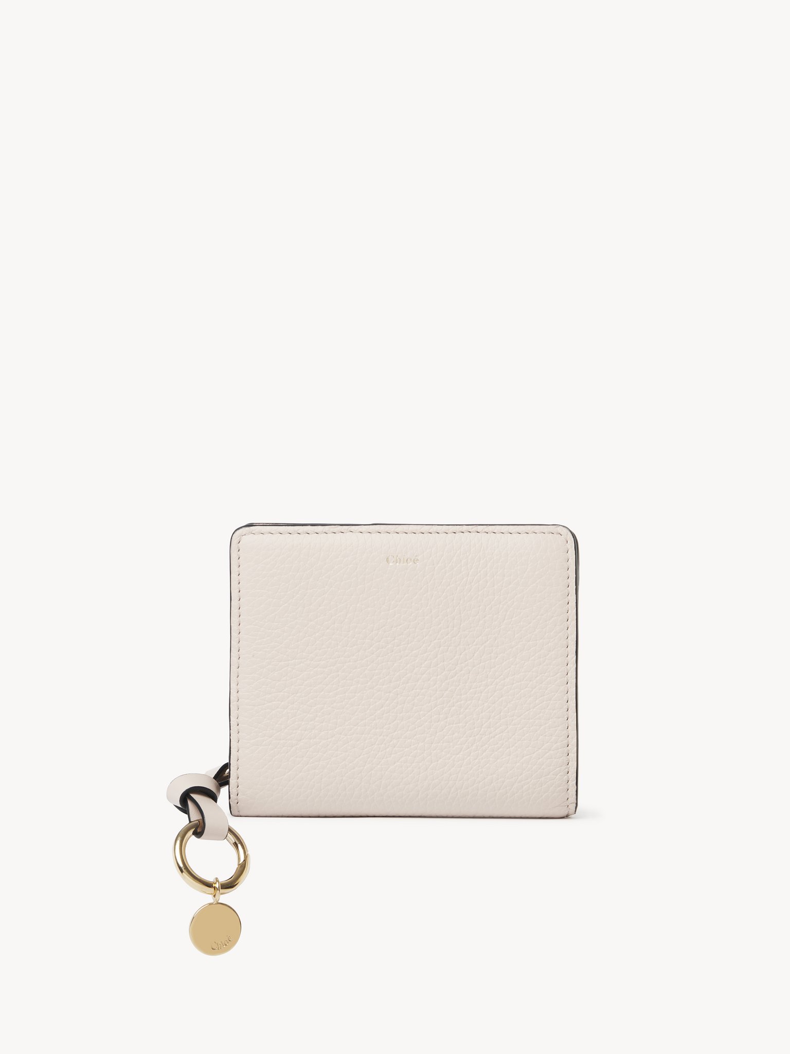 Alphabet compact wallet in grained leather Grained & shiny calfskin
Nude [*** acc_altImage_shotM ***]