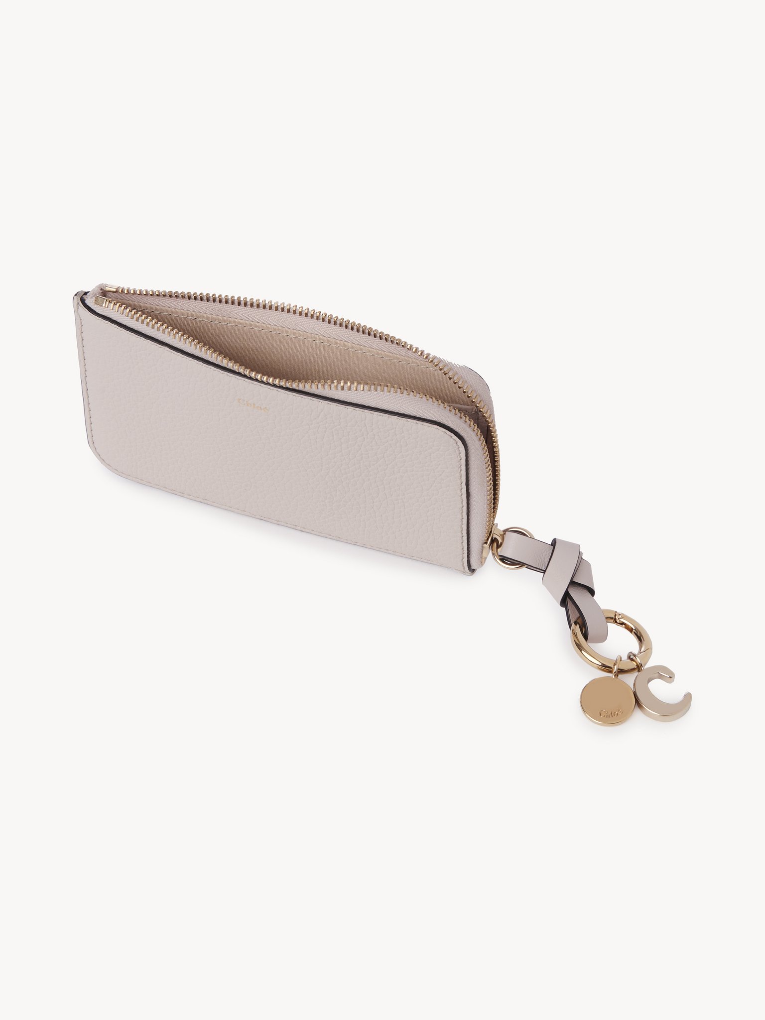 Alphabet coin purse Grained & shiny calfskin
Wild Grey 