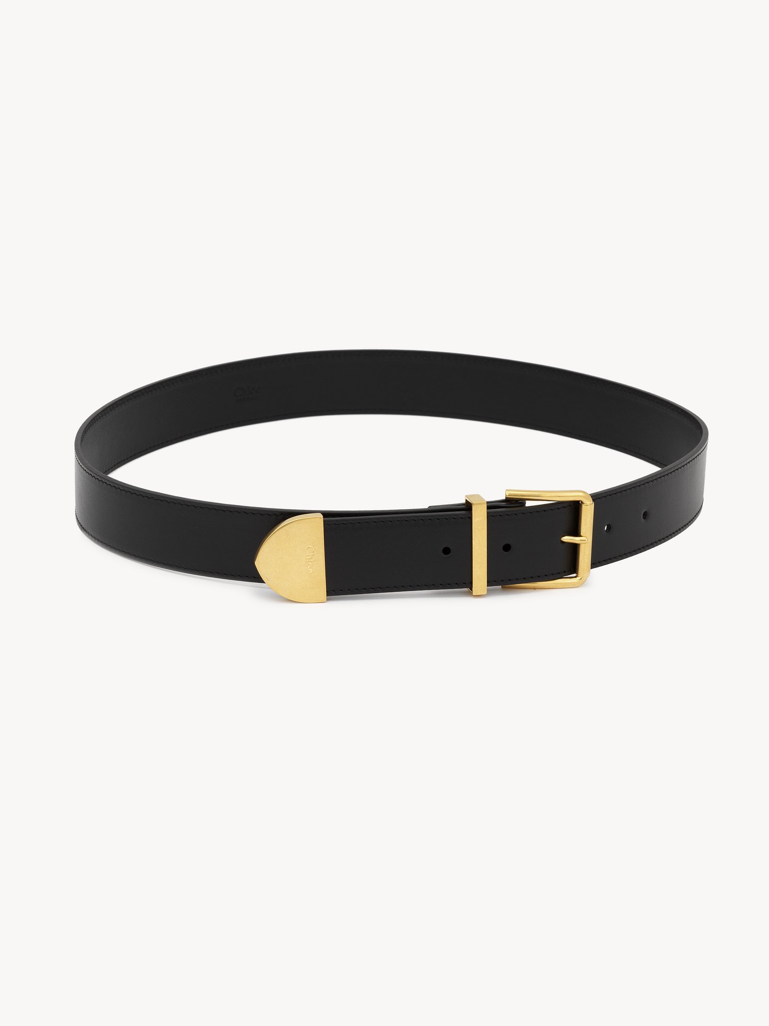 Rebeca belt Soft calfskin & brass
Black