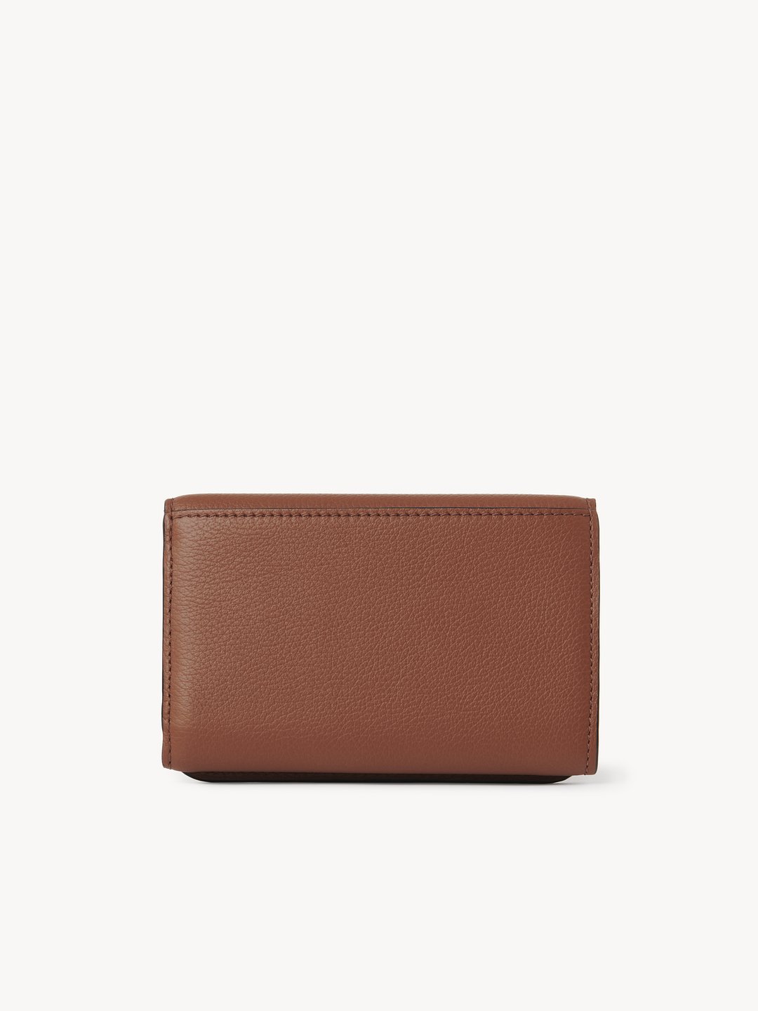 Marcie compact wallet in grained leather