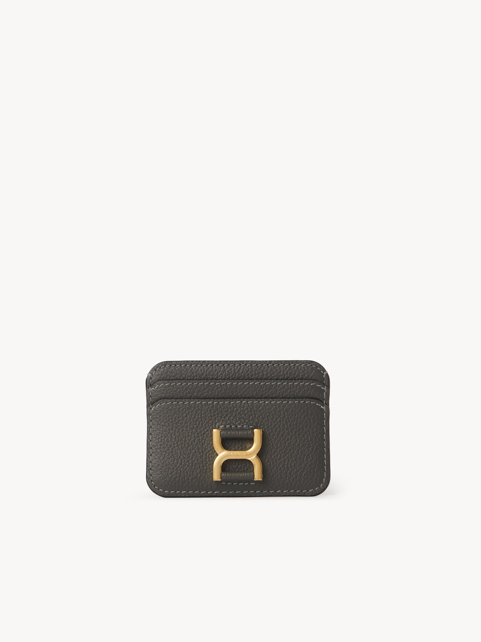 Marcie card holder in grained leather Grained calfskin
Elephant Grey