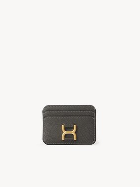 Marcie card holder in grained leather Grained calfskin
Elephant Grey