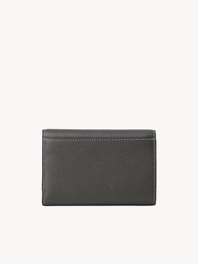 Marcie compact wallet in grained leather Grained calfskin
Elephant Grey Back view of the product