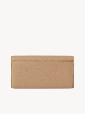 Marcie long wallet with flap in grained leather Grained calfskin
Light Tan 