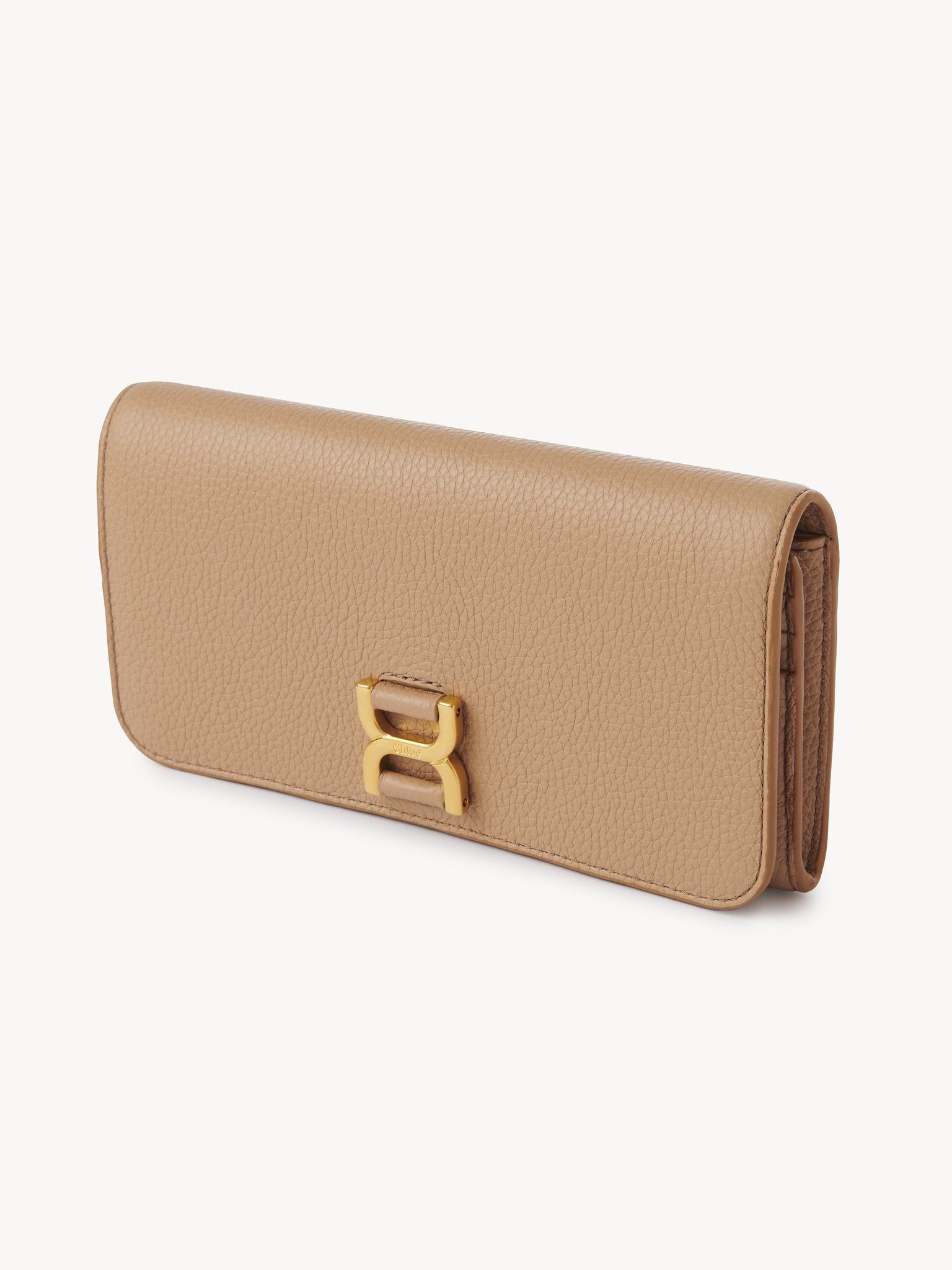 Marcie long wallet with flap in grained leather Grained calfskin
Light Tan Back view of the product