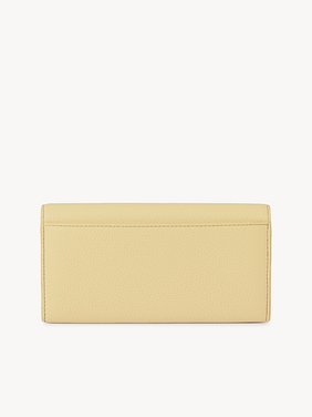 Marcie long wallet with flap Grained calfskin
Softy Yellow Top view of the product