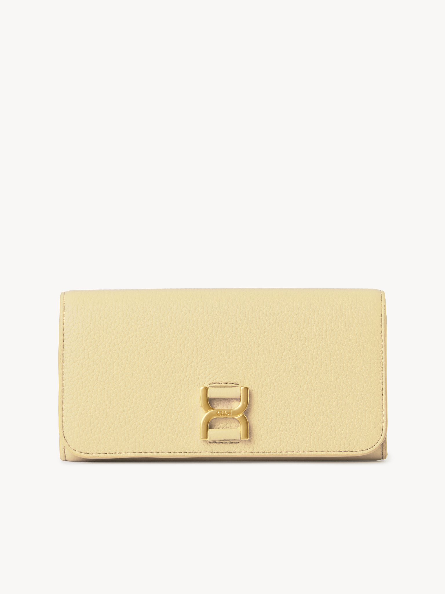 Marcie long wallet with flap Grained calfskin
Softy Yellow