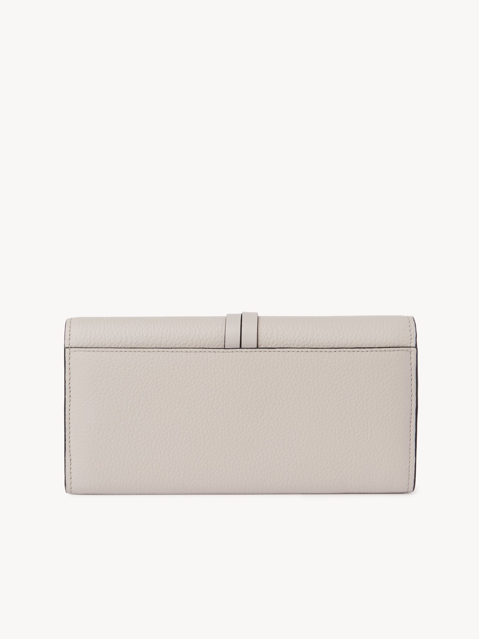 Alphabet wallet with flap in grained leather Grained & shiny calfskin
Wild Grey Top view of the product