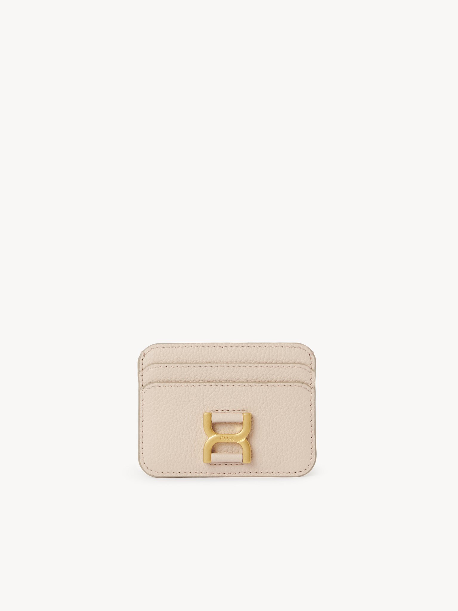 Marcie card holder in grained leather Grained calfskin
Cement Pink