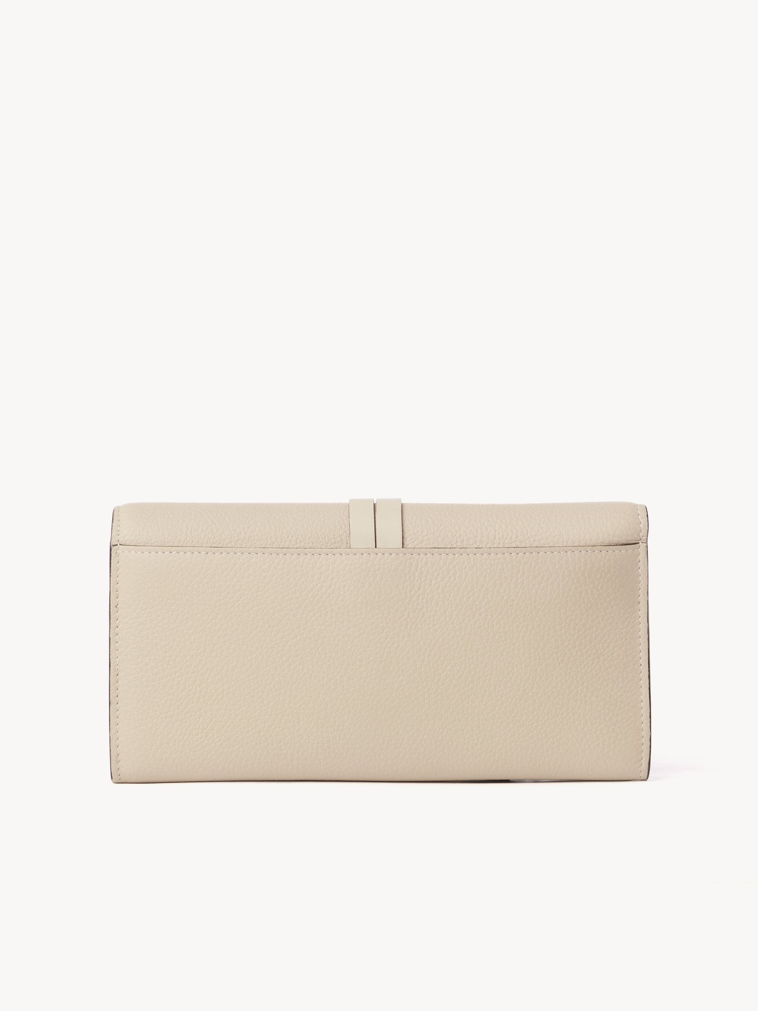 Alphabet wallet with flap in grained leather Grained & shiny calfskin
Sweet Beige Back view of the product