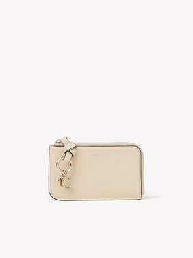 Alphabet wallet in grained leather Grained & shiny calfskin
Sweet Beige