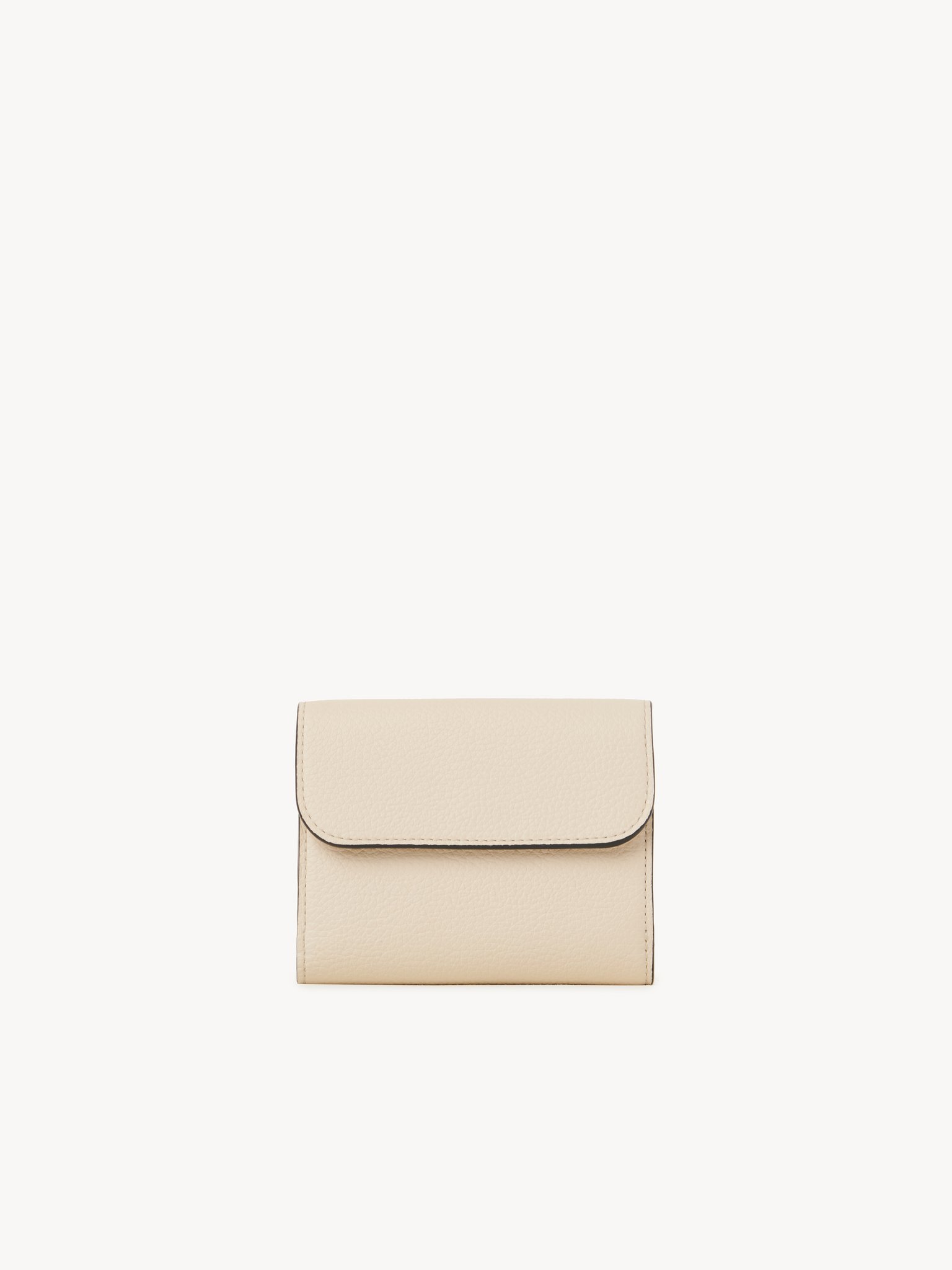 Small Alphabet tri-fold in grained leather Grained & shiny calfskin
Sweet Beige Top view of the product