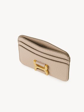 Marcie card holder in grained leather Grained calfskin
Floral Grey Product detail