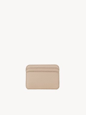 Marcie card holder in grained leather Grained calfskin
Floral Grey 