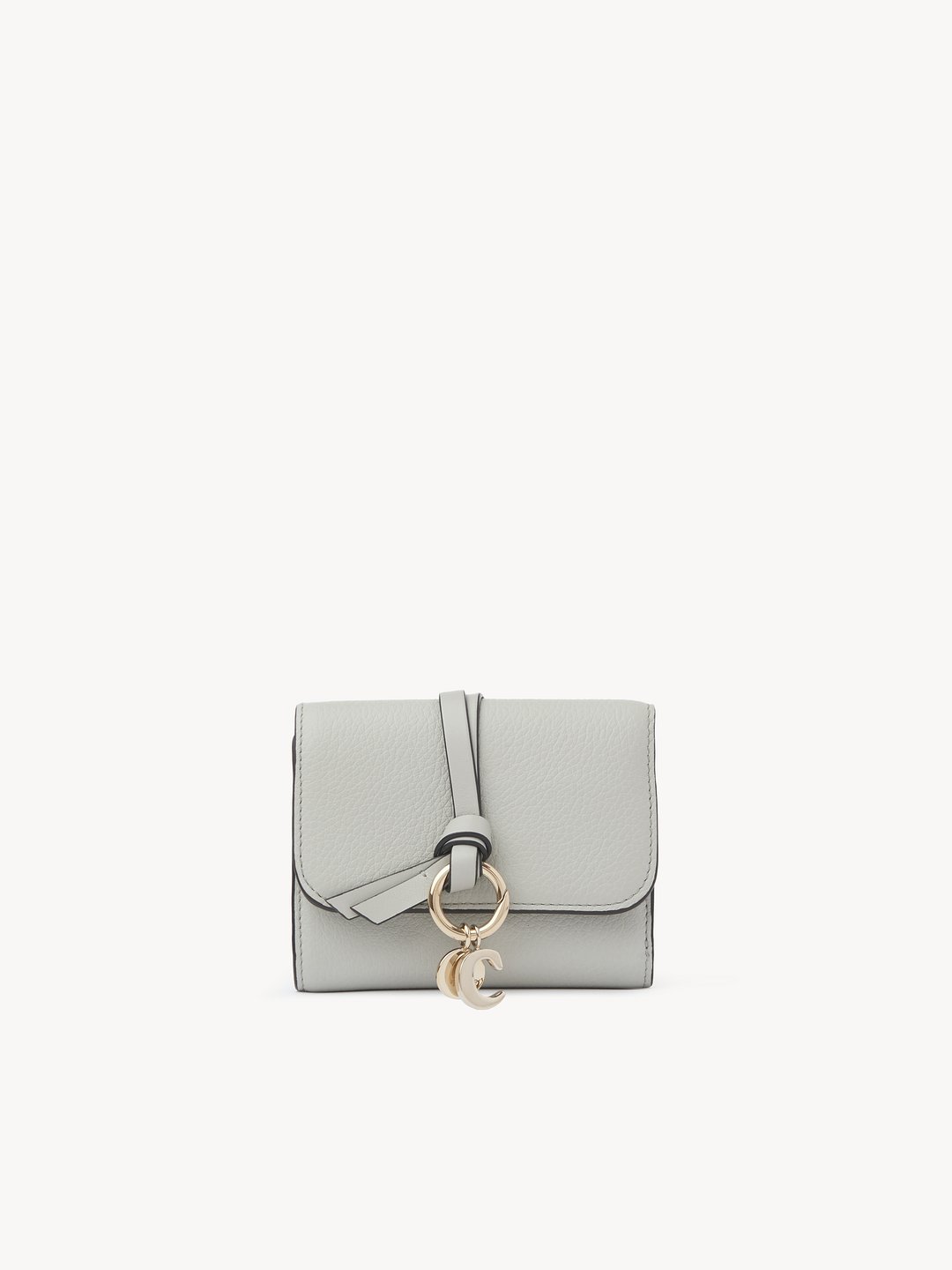 Chloé グレインレザー製Alphabetスモールトリフォールドウォレット | Chloé JP