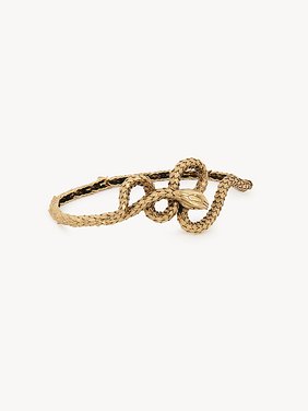 The Chloé Snake belt Brass
Vintage Gold Top view of the product